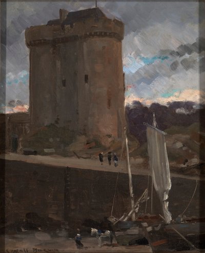 La Tour de Solidor St. Severin-ben, Normandiában alkotó: Carroll Beckwith