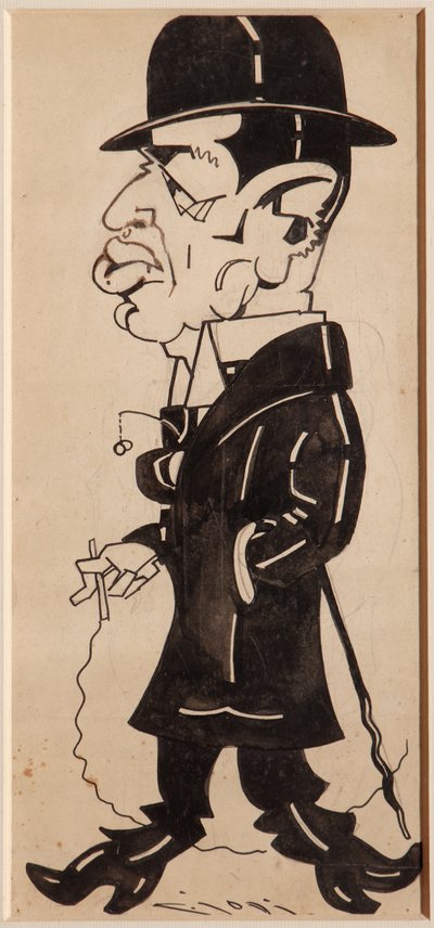 Cavallini úr (fekete tinta papíron) alkotó: Casimiro Jodi
