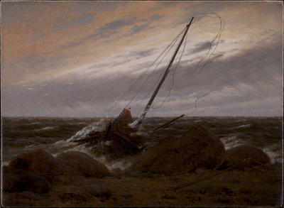 A vihar után, 1817. alkotó: Caspar David Friedrich