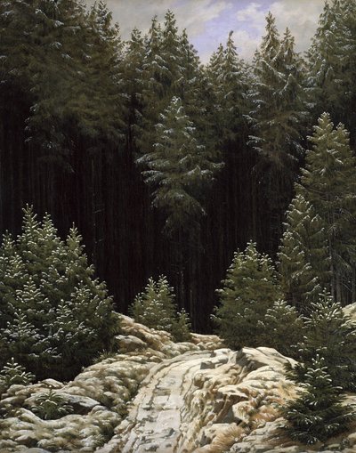 Korai hó alkotó: Caspar David Friedrich
