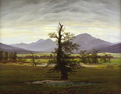 Magányos fa alkotó: Caspar David Friedrich