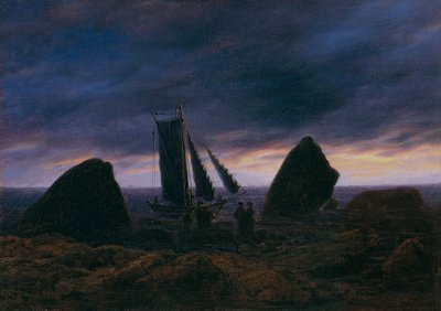 Horgászhajó a Balti-tengernél, kb. 1830 alkotó: Caspar David Friedrich