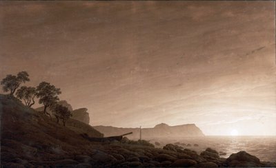 Német: Arkona látképe a felkelő holddal Arkona látképe a felkelő holddal alkotó: Caspar David Friedrich