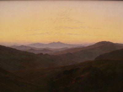 Német: The Giant Mountains Óriáshegyek Óriáshegyek alkotó: Caspar David Friedrich