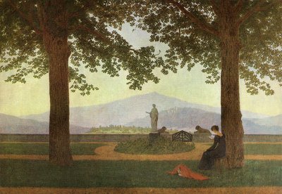 Német: Gartenterrasse A kerti terasz alkotó: Caspar David Friedrich