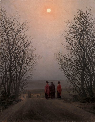 Német: Ostermorgen húsvét reggel alkotó: Caspar David Friedrich