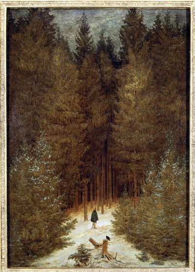 Vadász az erdőben alkotó: Caspar David Friedrich