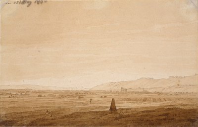 Táj obeliszktel, 1803 alkotó: Caspar David Friedrich