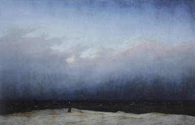 Szerzetes a tengerparton alkotó: Caspar David Friedrich