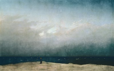 Szerzetes a tenger mellett alkotó: Caspar David Friedrich