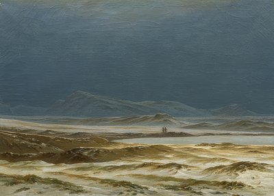 Északi táj tavasszal. 1825 körül alkotó: Caspar David Friedrich