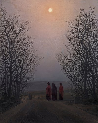 Húsvét reggel. 1828-35 körül alkotó: Caspar David Friedrich