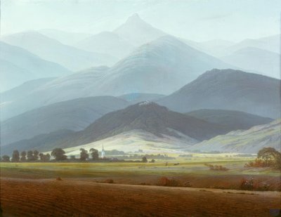 Óriás-hegység táj alkotó: Caspar David Friedrich