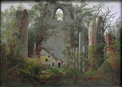 Eldena kolostor romjai Greifswald közelében alkotó: Caspar David Friedrich