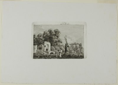 Egy tűz helyszíne alkotó: Caspar David Friedrich