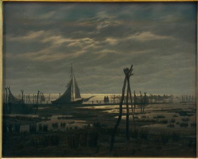 Sumpfiger Strand alkotó: Caspar David Friedrich