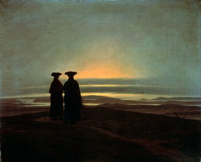 Sunset Brothers, 1830 és 1835 között. alkotó: Caspar David Friedrich