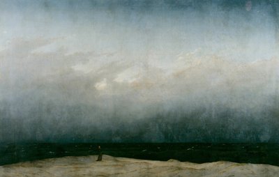 A szerzetes a tenger mellett alkotó: Caspar David Friedrich