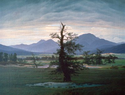 A magányos fa, 1823 alkotó: Caspar David Friedrich