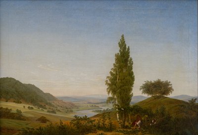 A nyár (Tájkép párral) alkotó: Caspar David Friedrich