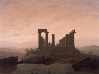 Juno temploma Agrigentóban, Caspar David Friedrich (1774-1840). alkotó: Caspar David Friedrich