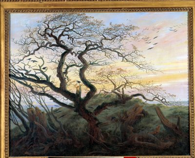 A fa varjakkal. Friedrich Caspar David (1774-1840) festménye alkotó: Caspar David Friedrich