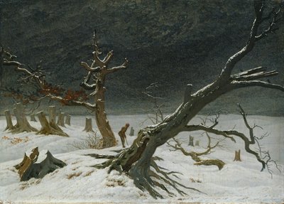 Téli táj alkotó: Caspar David Friedrich