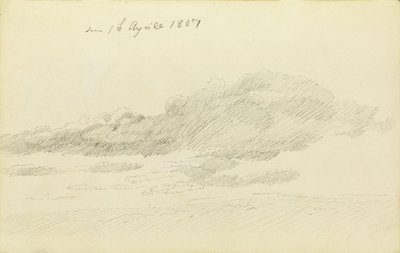 Felhő tanulmány alkotó: Caspar David Friedrich