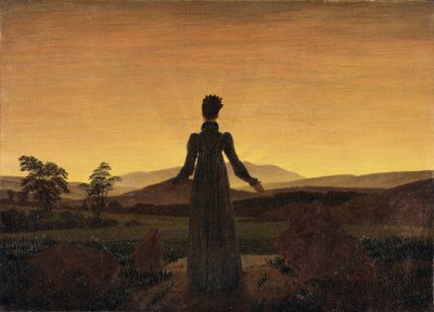 Nő a felkelő nap előtt, 1818 körül alkotó: Caspar David Friedrich