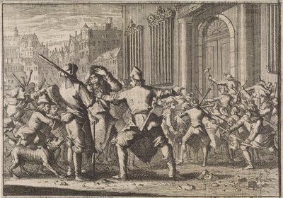 Felkelés Barcelonában, 1640 alkotó: Caspar Luyken (attributed to)