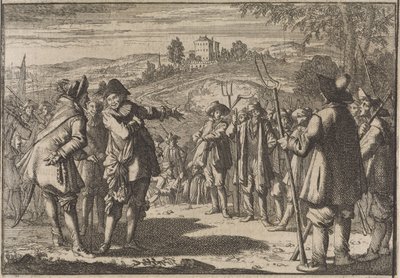 Az angol parasztok lázadása, 1645 alkotó: Caspar Luyken (attributed to)