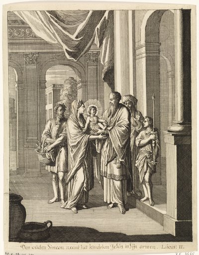 Simeon és a Krisztus-gyermek alkotó: Caspar Luyken