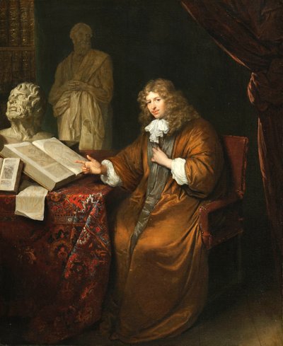 ""Abraham van Lennep portréja (1627-1678)" (Abraham van Lennep gyűjtő portréja) Peinture de Caspar Netscher (1639-1684) alkotó: Caspar Netscher