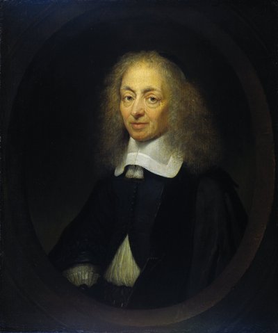 Constantine Huygens (1596-1687) portréja alkotó: Caspar Netscher