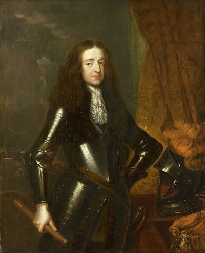 III. Willem (1650-1702), Orange hercegének és 1689 óta angol királynak portréja alkotó: Caspar Netscher