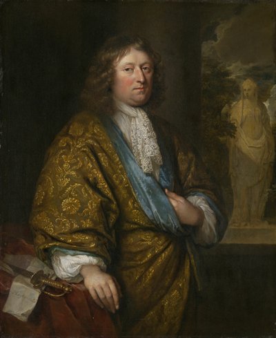Egy úriember portréja alkotó: Caspar Netscher
