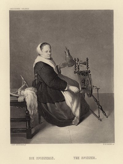 A Spinner alkotó: Caspar Netscher