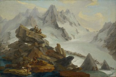 A Lauteraar-gleccser alkotó: Caspar Wolf