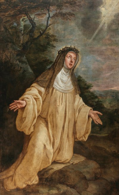 Sienai Szent Katalin. alkotó: Caspar de Crayer