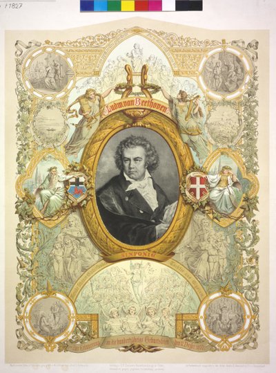 Ludwig van Beethoven alkotó: Casper Johann Nepomuk Scheuren