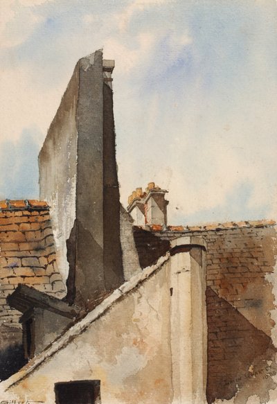 Latin negyed, Párizs, 1880. alkotó: Cass Gilbert