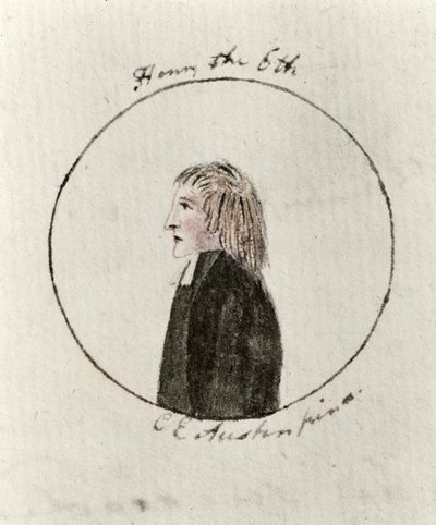 VI. Henrik, 1790 körül (toll, tinta és WC papíron) alkotó: Cassandra Austen