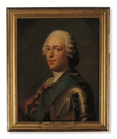 Charles Edward Stuart herceg, páncélban, a Harisnyakötő Rendjének kék pántjával (olaj, vászon) alkotó: Catherine (attr. to) Read