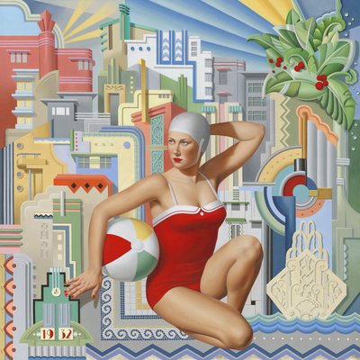 Halcyon 1932, 2024 (olaj, vászon) alkotó: Catherine Abel