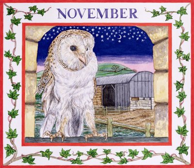 november (wc papíron) alkotó: Catherine Bradbury