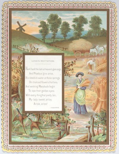 Valentin, kb. 1875. alkotó: Catherine Greenaway