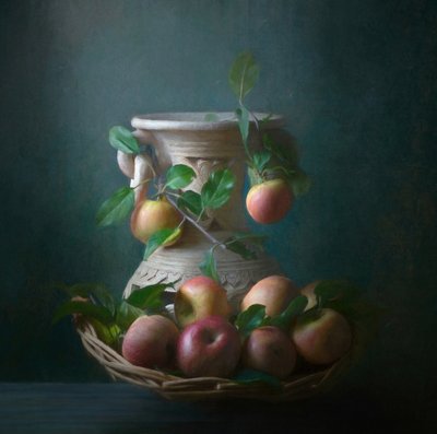 Őszi almák csendélet alkotó: Catherine Wang