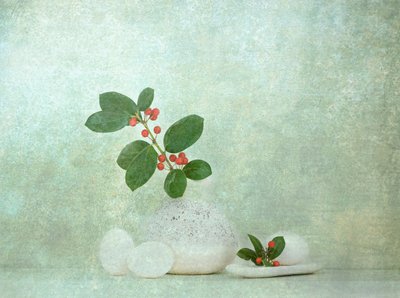 Természetes bogyós kő Zen alkotó: Catherine Wang