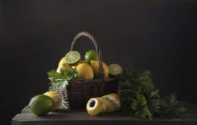 Rusztikus citrusos csendélet alkotó: Catherine Wang