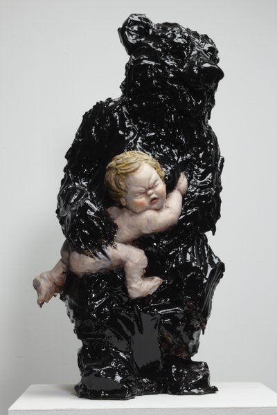 The Foundling, 2010 (jezmonit, festék) alkotó: Cathie Pilkington